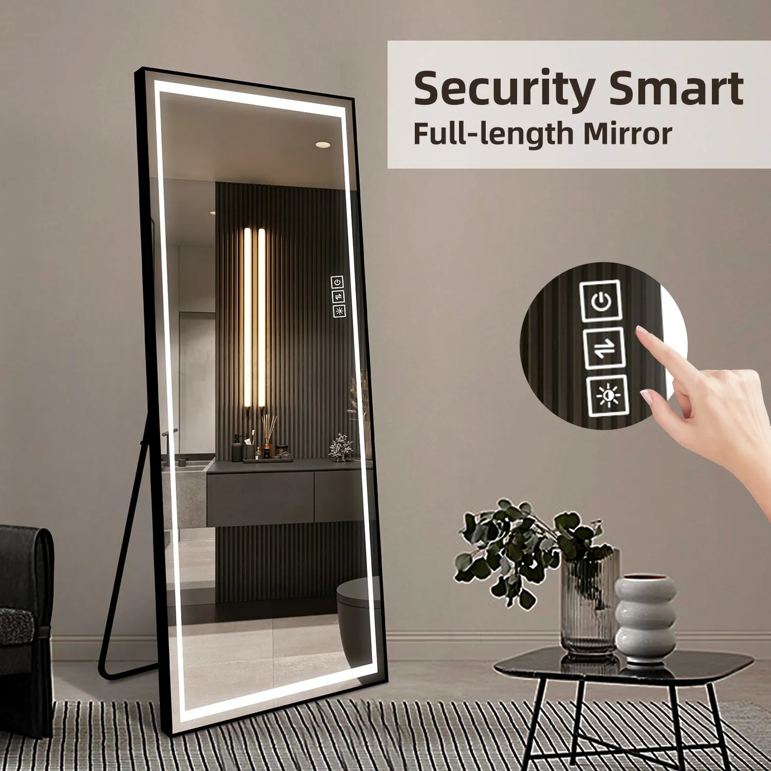 LED Full Size Mirror Full Length Mirror