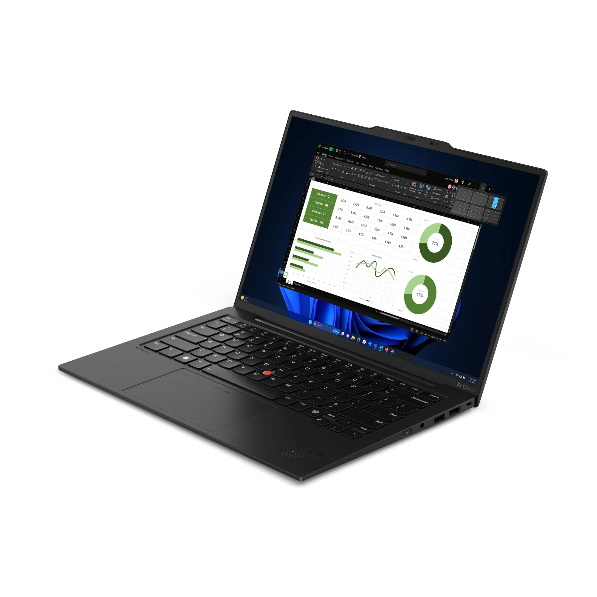 Lenovo ThinkPad X1 Carbon Gen 12 14" WUXGA Notebook, Intel U7-165U, 1.70GHz, 32GB RAM, 512GB SSD, Win11P - 21KC00B1US