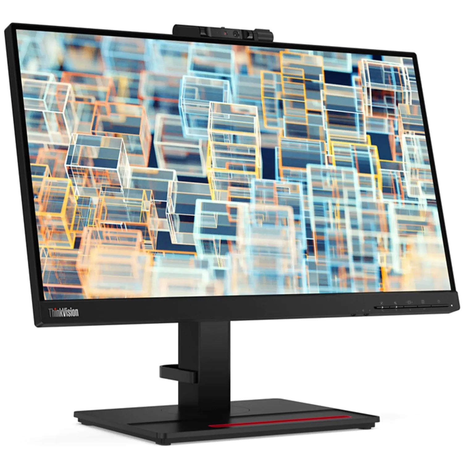 Lenovo ThinkVision T22v-20 21.5-inch FHD VoIP Monitor with Built-in IR Camera, Microphone & Speakers