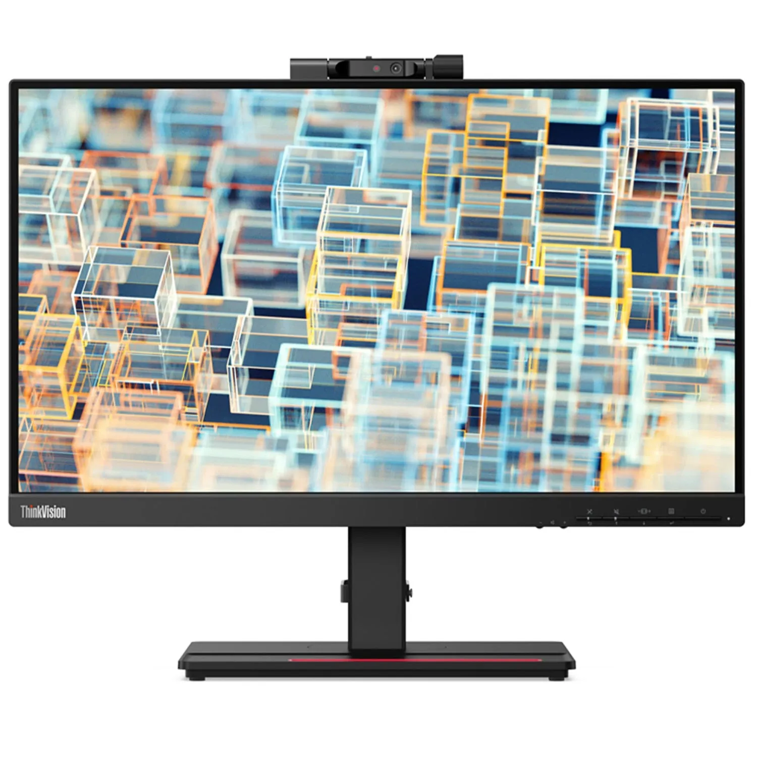 Lenovo ThinkVision T22v-20 21.5-inch FHD VoIP Monitor with Built-in IR Camera, Microphone & Speakers