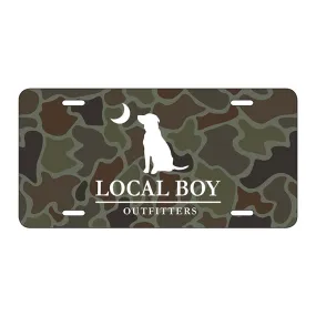 Local Boy License Plate - Localflage OD