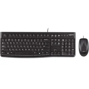 Logitech Desktop MK120 Wired Keyboard and Mouse Combo