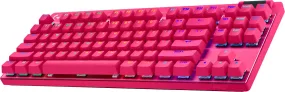 Logitech G PRO X TKL Lightspeed 無線機械電競鍵盤 (觸感茶軸) - Pink 粉紅色 920-012426 原裝行貨