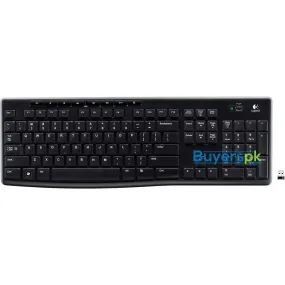 Logitech K270 Wireless Keyboard - Black