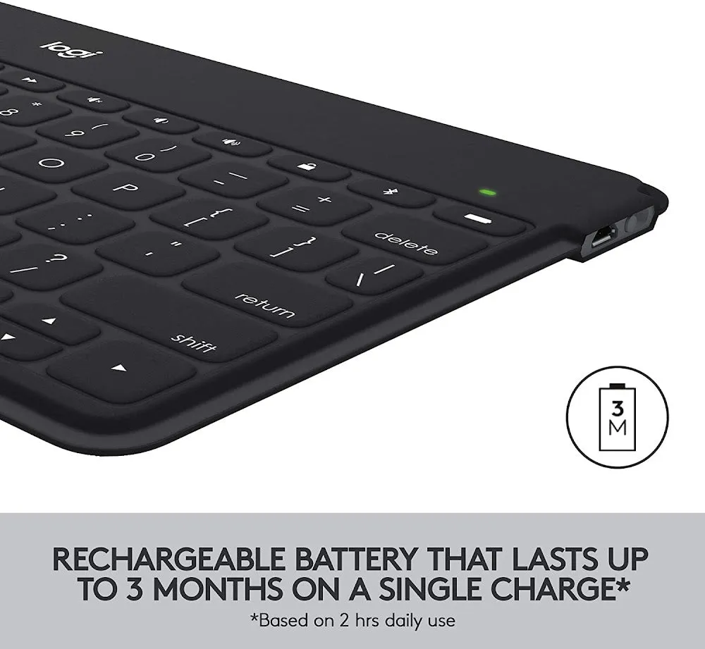 Logitech Keys-To-Go BT Keyboard With Stand