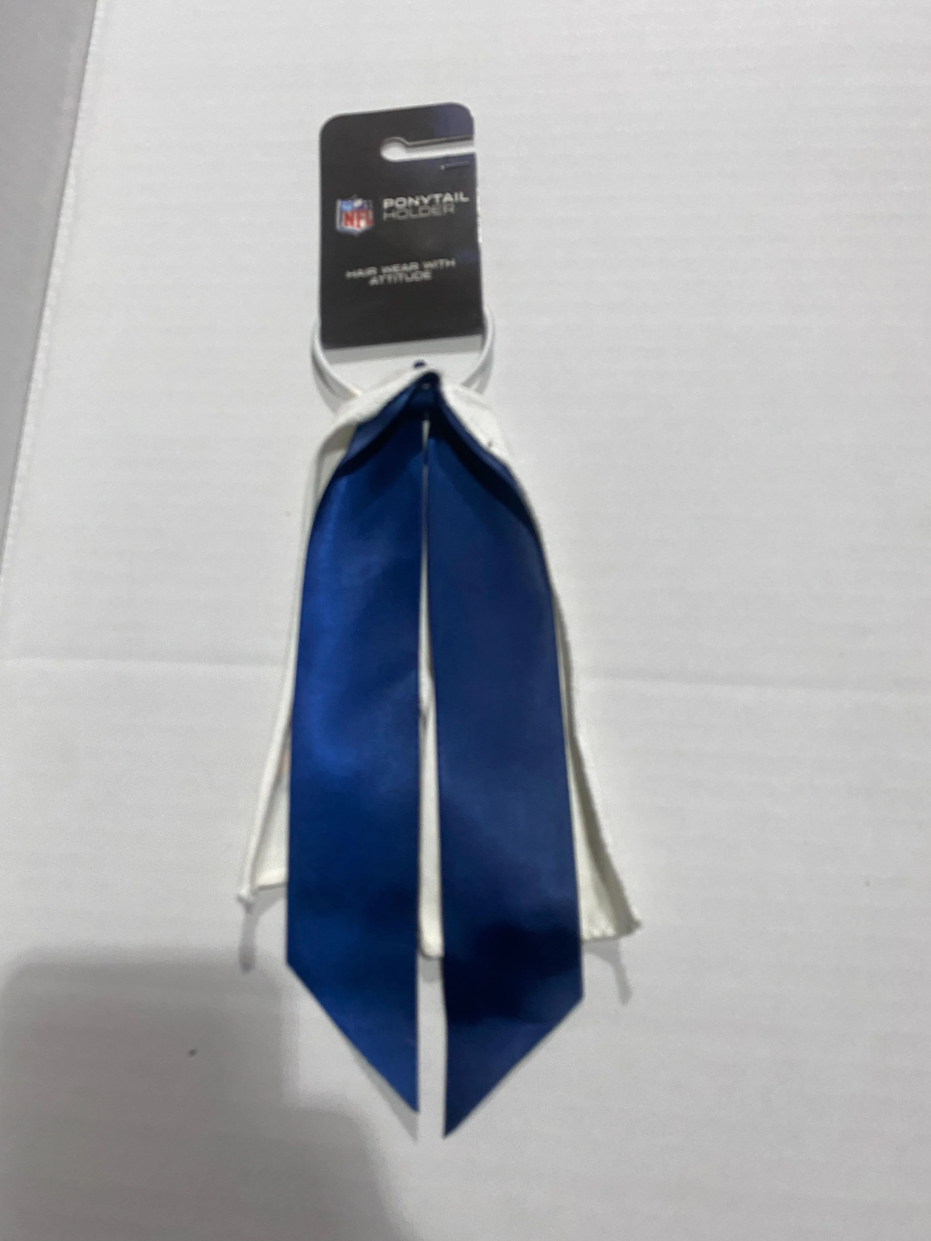 Los Angeles Chargers Ponytail Holder with Official Team Colors