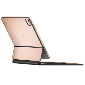 Magic Keyboard for iPad AIR 4/5 LUXURIA Rose Gold Metallic Skin