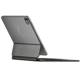 Magic Keyboard for iPad Pro 12.9" (2021) 3D Textured CARBON Fibre Skin - Metallic Grey