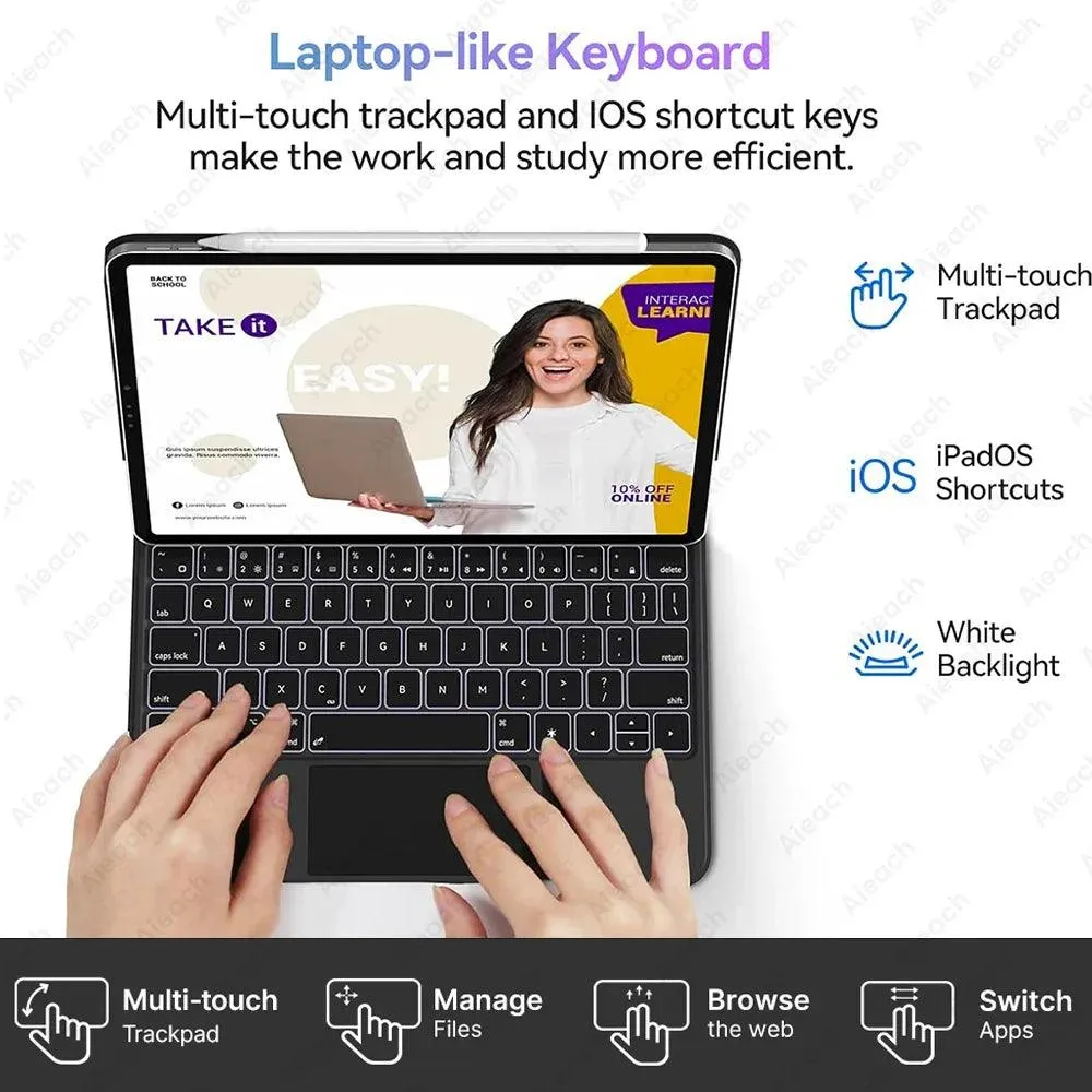 Magic Keyboard for iPad Pro: Ultimate Backlit Cover for Productivity