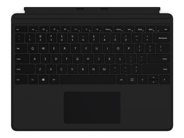 Microsoft Surface Pro Keyboard - Keyboard - With Trackpad - Backlit - Qwerty - Uk - Black - Commercial - For Surface Pro