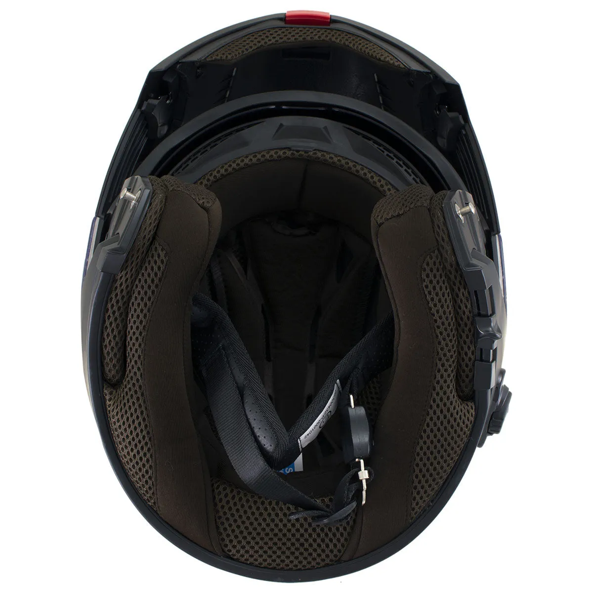 Milwaukee Helmets H7005 Flat Black 'Mayday' Modular Motorcycle Helmet