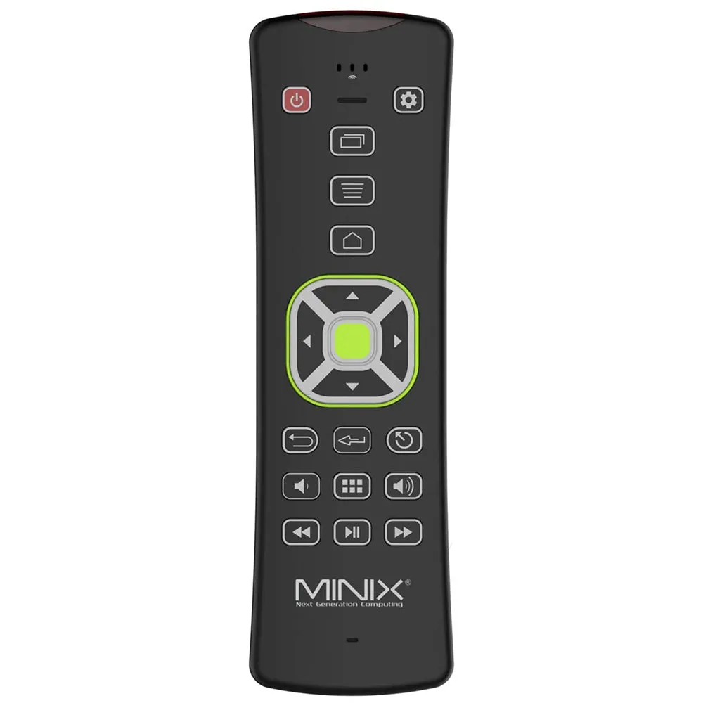 MINIX NEO A2 Lite Backlit, QWERTY Keyboard for Android TV Box and Six-Axis Gyroscope Remote & Accelerometer Support Air Mouse