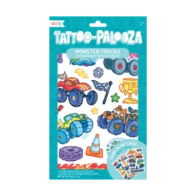 Monster Truck Tattoo-Palooza Temporary Tattoos -