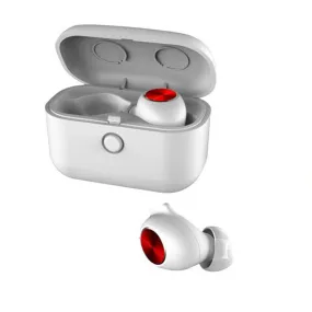 New L18 Wireless Earphones Airbuds Tws Bluetooth Headsets 5.0 In Ear Earphone Siri Smart Control Stereo Sound Noise Cancelling (White)