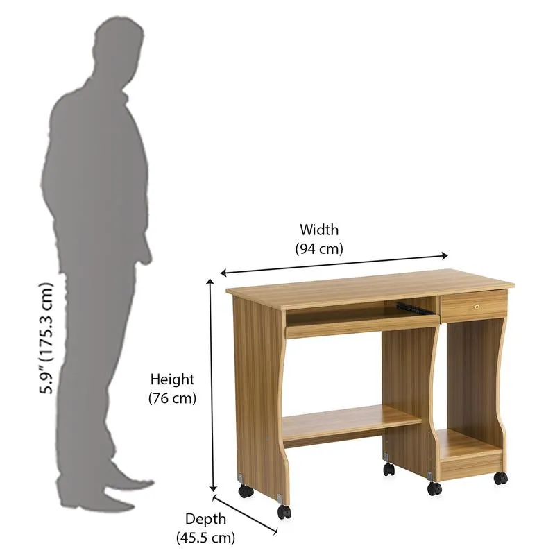 Nilkamal Zenith Computer Table with Laptop Stand Complimentary