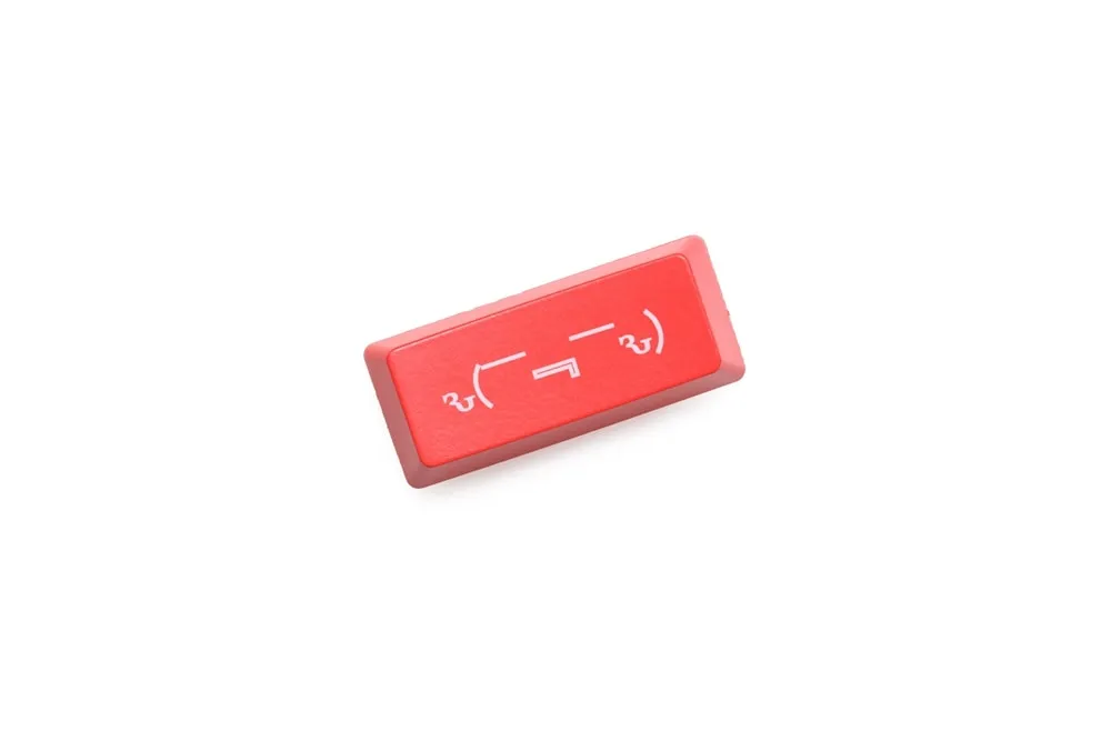 Novelty Shine Through Keycap ABS Etched Shine-Through left shift 2.25u emoji kaomoji