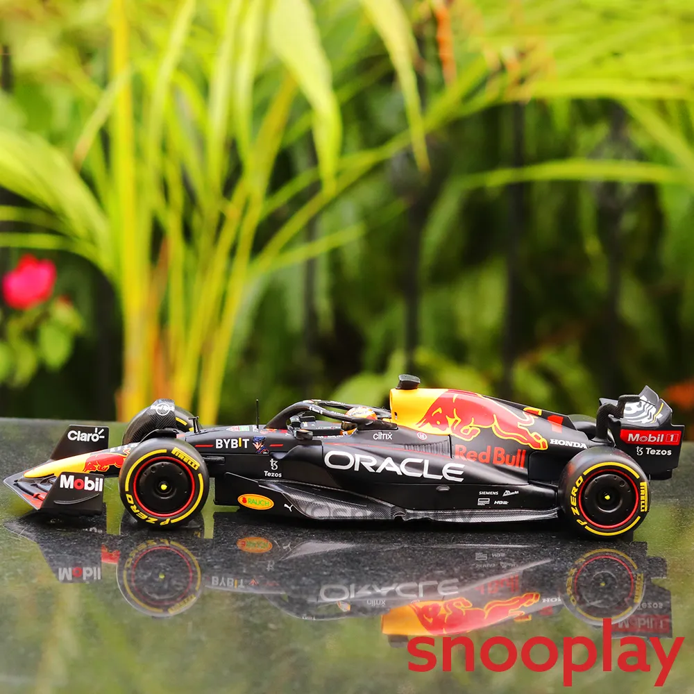 Original Licensed Oracle Red Bull Racing Winner Abu Dhabi Grand Prix (2022) Diecast Car - Max Verstappen | Scale 1:24 (COD Not Applicable)