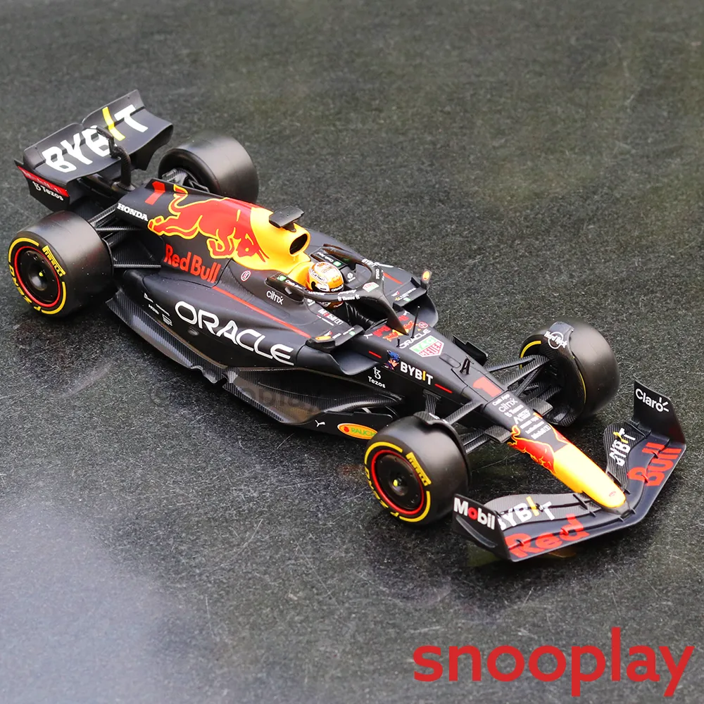 Original Licensed Oracle Red Bull Racing Winner Abu Dhabi Grand Prix (2022) Diecast Car - Max Verstappen | Scale 1:24 (COD Not Applicable)