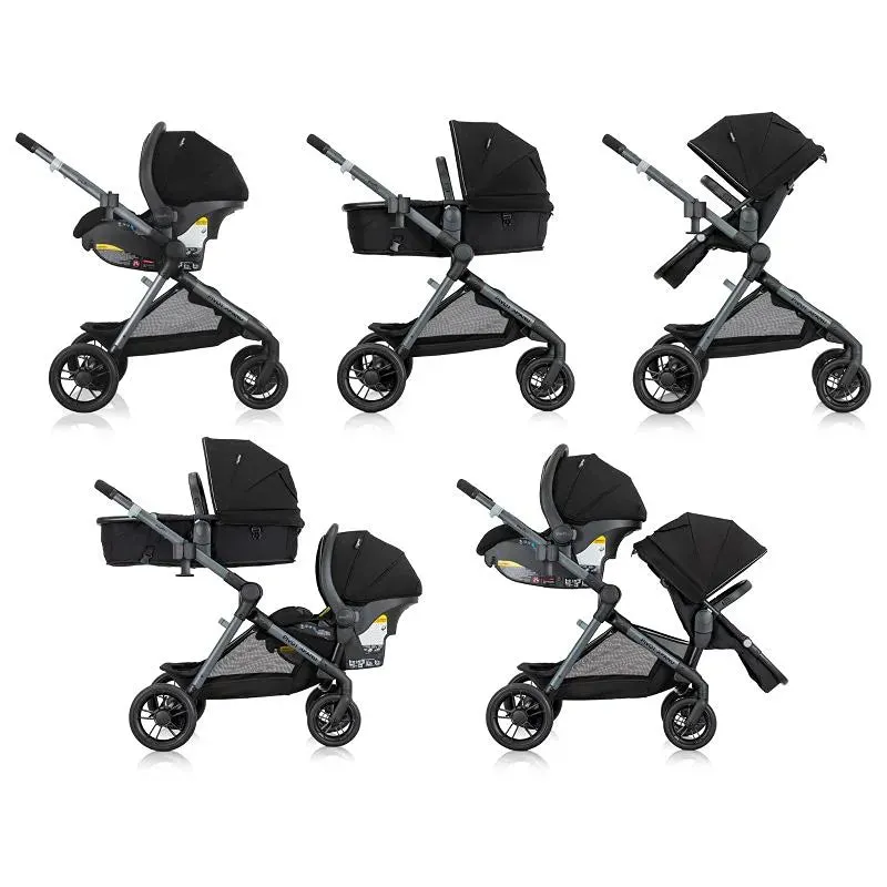 Pivot Xpand Modular Stroller with LiteMax Infant Car Seat - Ayrshire Black