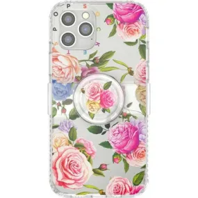 PopSockets PopCase Apple iPhone 12/iPhone 12 Pro PopGrip Slide Case - Vintage Floral