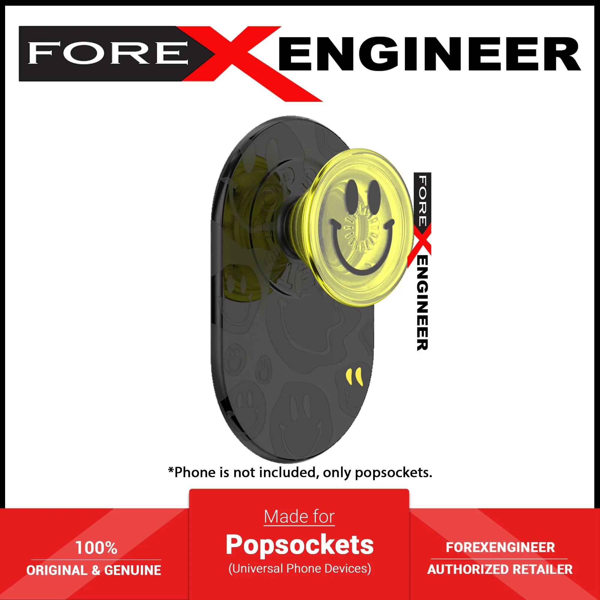 PopSockets Popgrip for Magsafe Magnetic phone grip and stand - All Smiles (Barcode : 840173720899 )