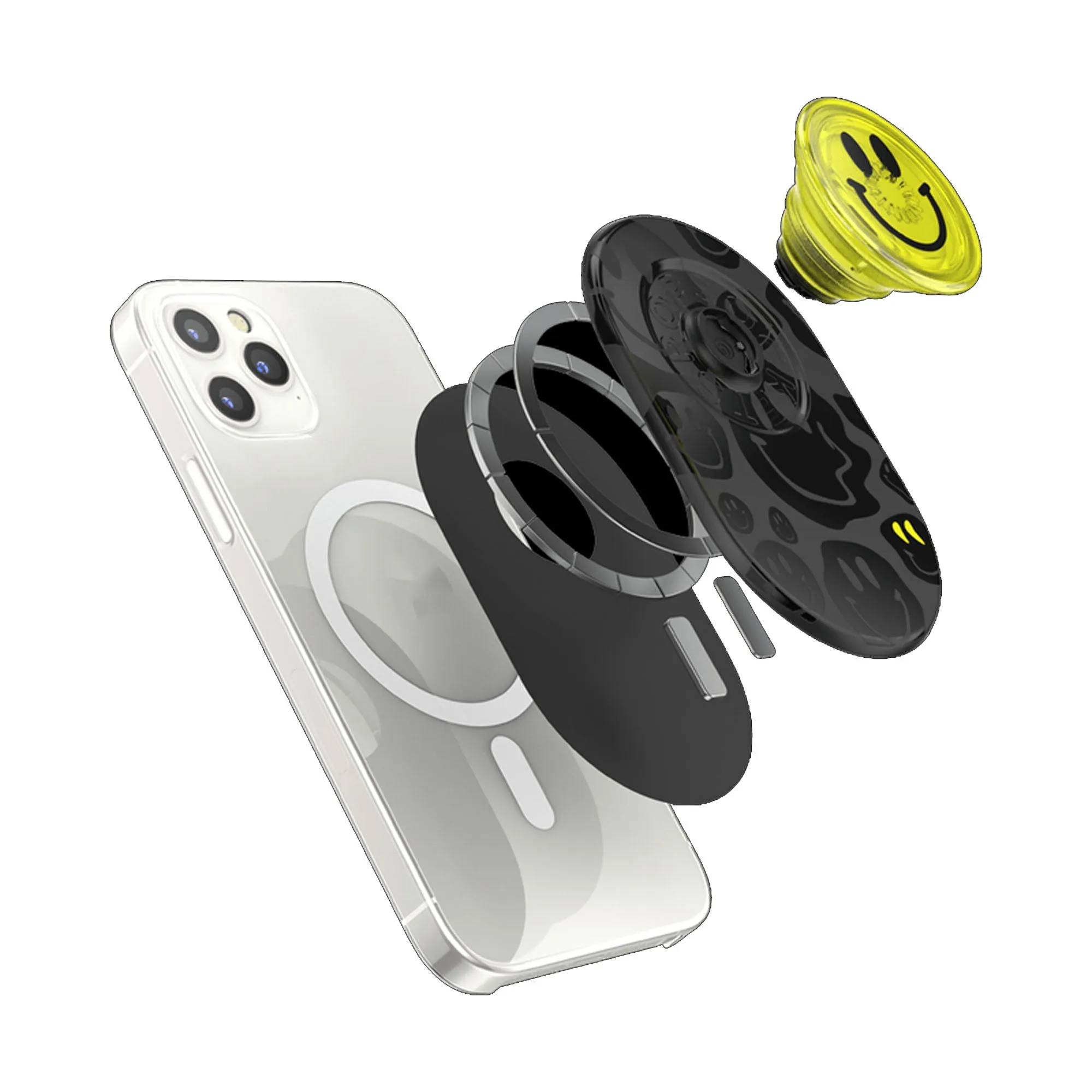 PopSockets Popgrip for Magsafe Magnetic phone grip and stand - All Smiles (Barcode : 840173720899 )