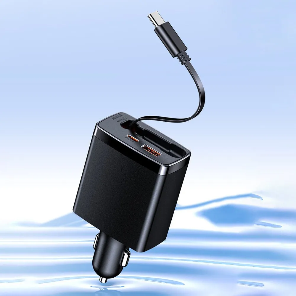 PowerDrive 65W Retractable Car Charger