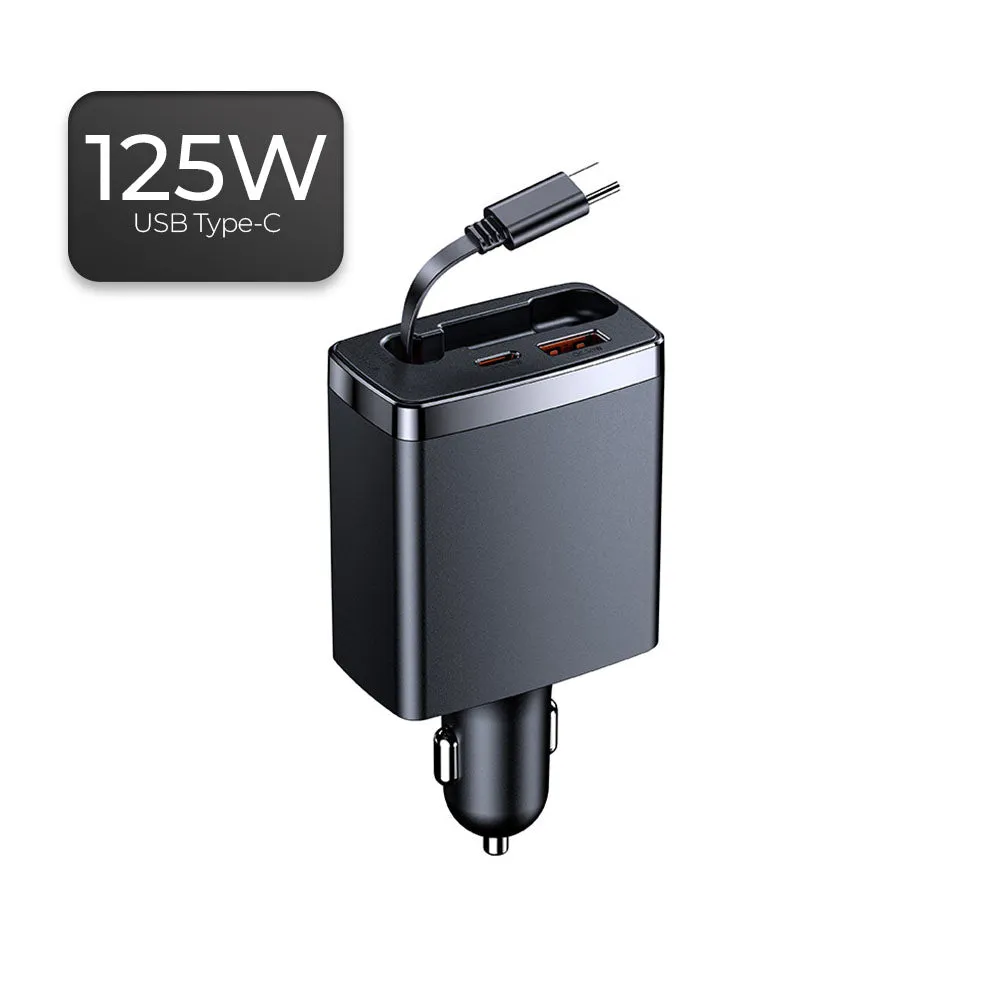 PowerDrive 65W Retractable Car Charger