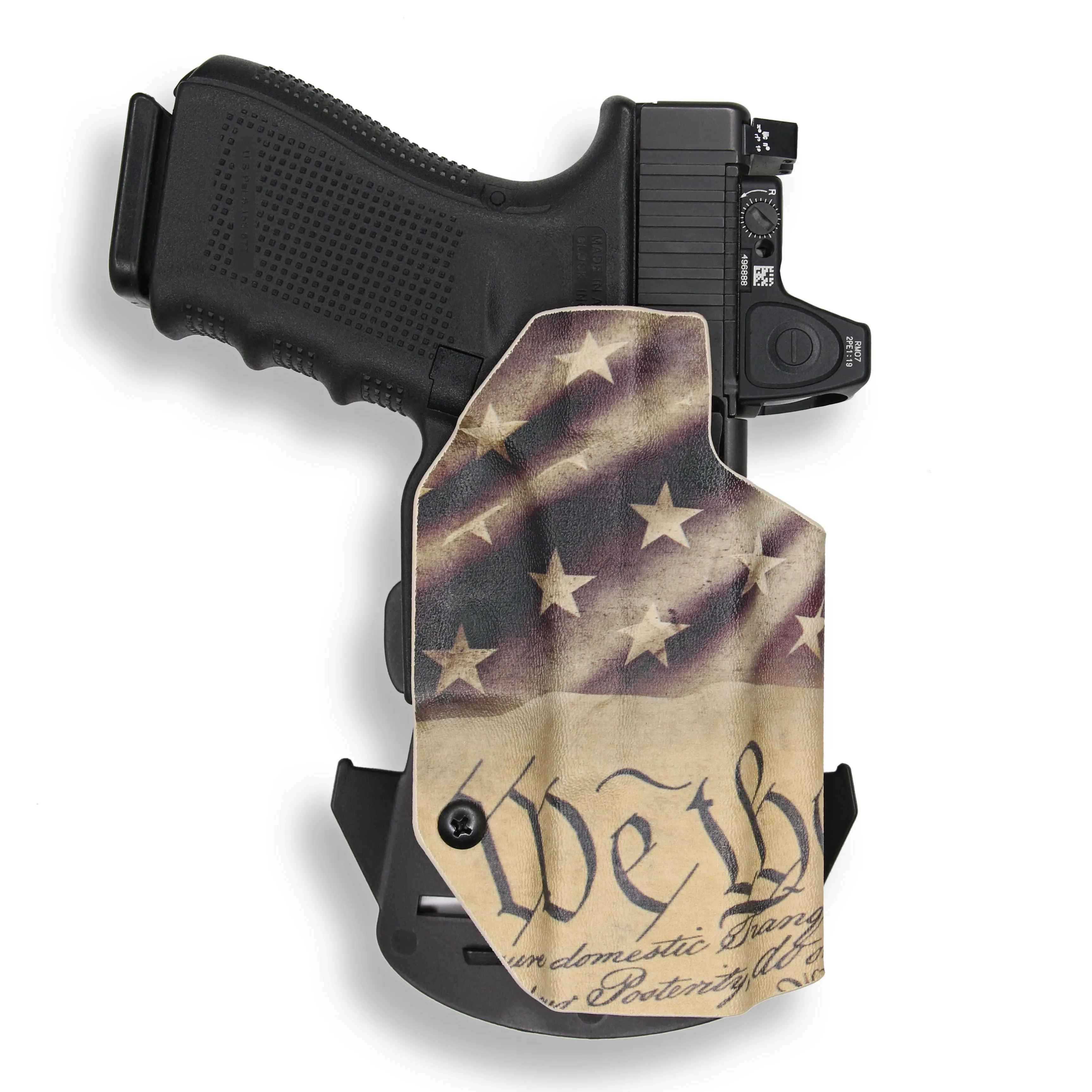 PSA Dagger Full Size SX Red Dot Optic Cut OWB Holster