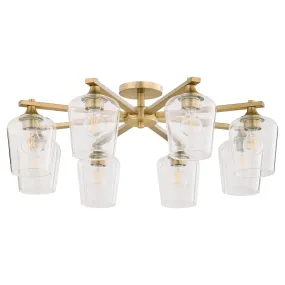 Quorum Veno 358-8-80 Ceiling Mount - Aged Brass