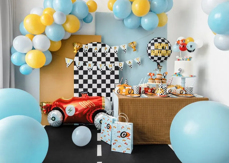 Racing Party Happy Birthday Banner