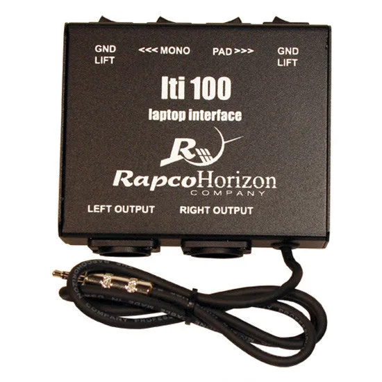 RapcoHorizon Laptop Interface for Connecting Computers to a Pro Sound System