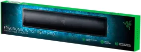 Razer Keyboard Ergonomic Wrist Rest Pro for Full-Sized Keyboards: Cooling Gel Infused - Anti-Slip Rubber Base - Angled Incline - Classic Black