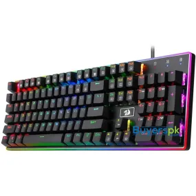 Redragon K595 Rgb Ratri Gaming Mechanical Keyboard - Black Switches - Silent Switch Buttons - Cool