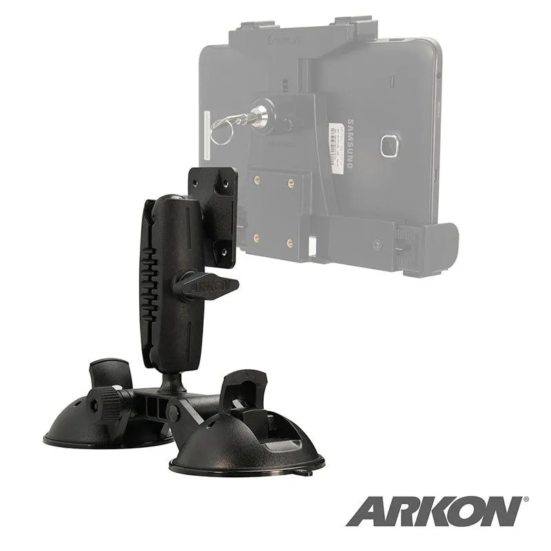 Robust™ Double Windshield Suction Mount - AMPS Compatible