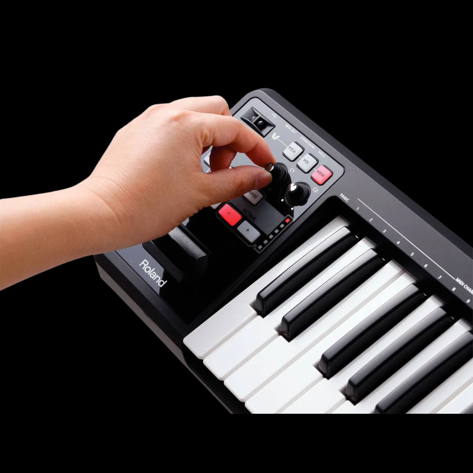 Roland 49-key MIDI Keyboard Controller - Black