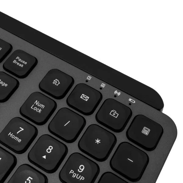 Sbox Wireless Keyboard - Black & Grey | WK-26-US