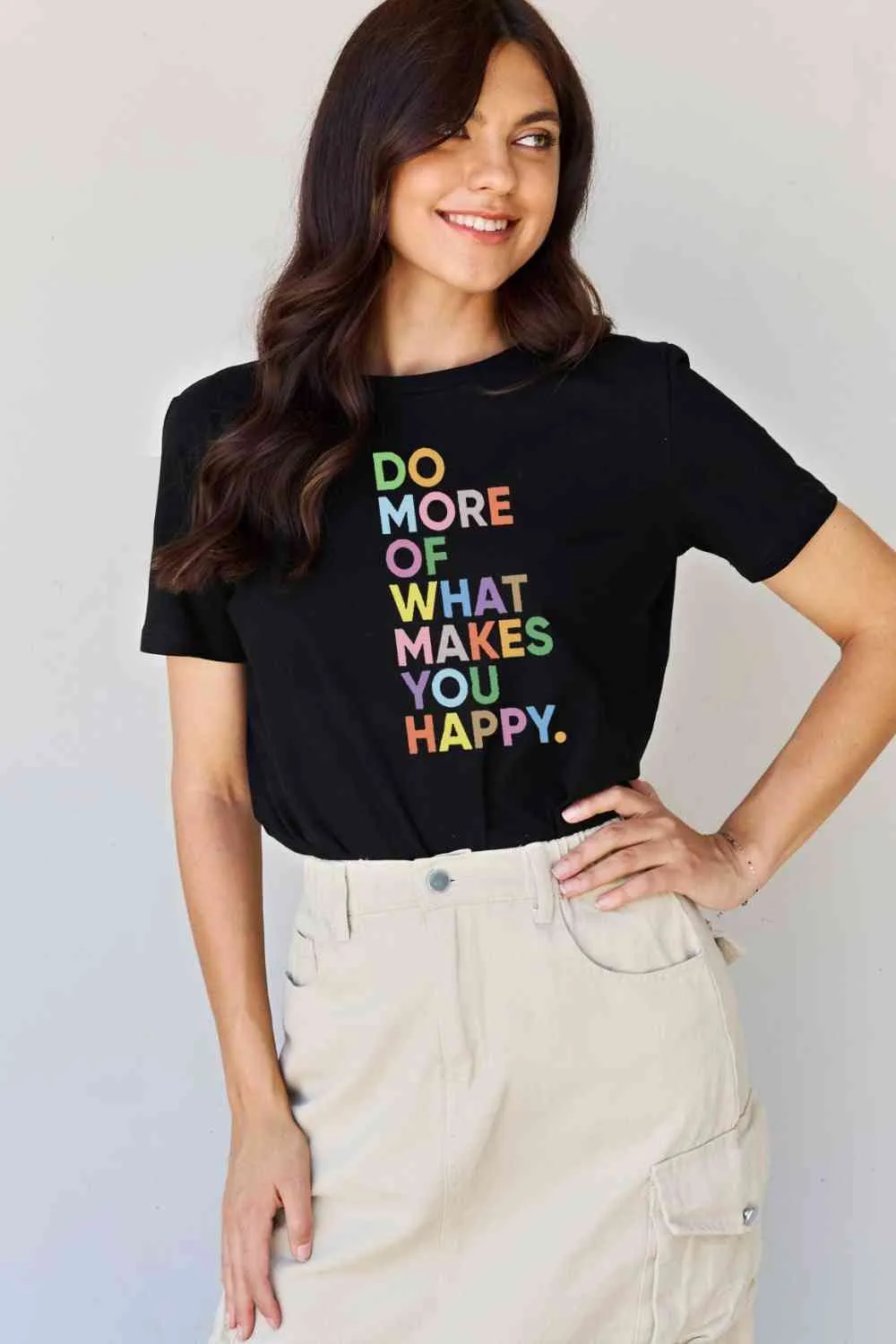 Simply Love Full Size Slogan Graphic T-Shirt