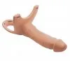 Size Matters Sm Hollow Silicone Dildo Strap On - Flesh