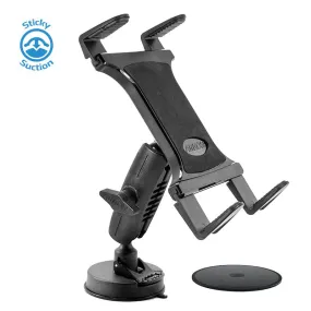 Slim-Grip® Tablet Holder with Heavy-Duty Sticky Suction Windshield or Dash Mount