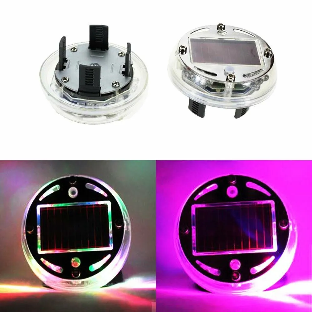 Solar Energy Colorful LED Tire Cap Light