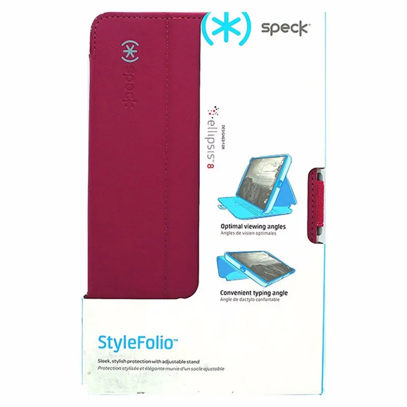 Speck StyleFolio Protective Case Cover for Verizon Ellipsis 8 - Pink