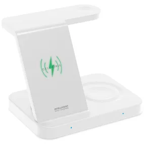 Stand - Wireless Charging Phone   Watch   EarPods Stand White Wireless Chargers