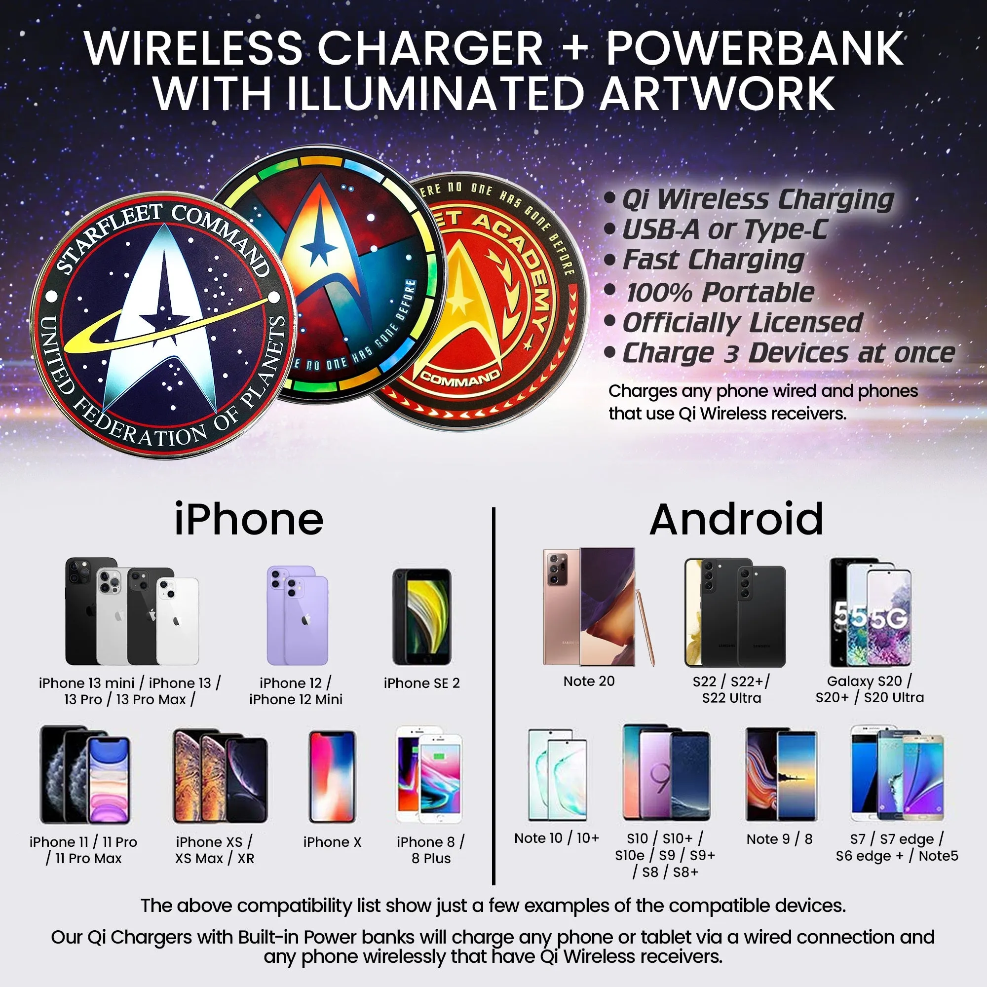 Star Trek Qi Wireless Charger