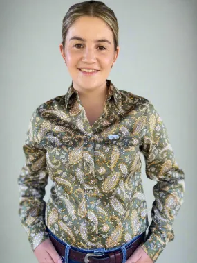 Taylor - Long Sleeve Paisley Cotton Shirt