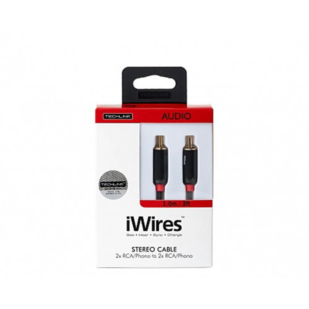 Techlink iWires 2RCA to 2RCA 1.0m 710031