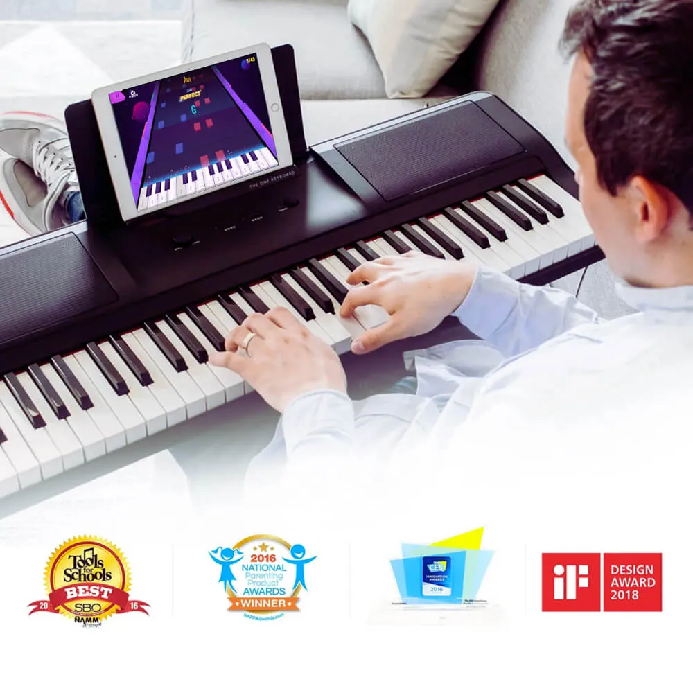 The ONE TOK Light Smart Keyboard, 61 Keys MIDI Keyboard with Touch Response