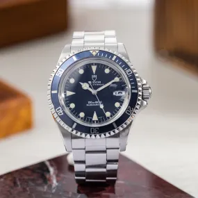 Tudor Submariner Date Blue Dial Ref 79090