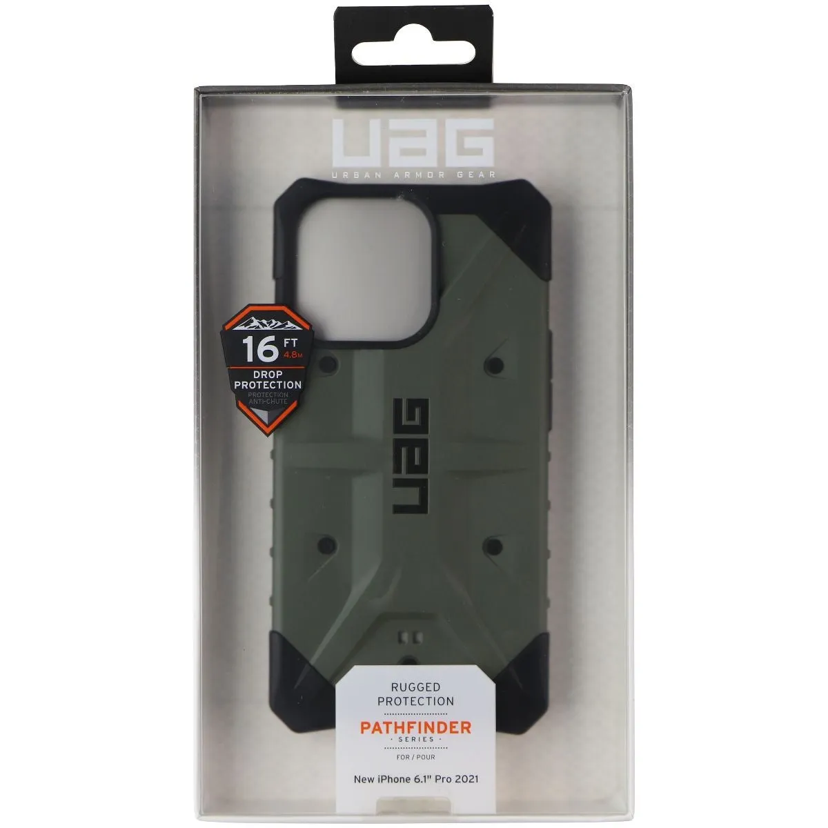 UAG Pathfinder Series Case for Apple iPhone 13 Pro - Olive Green/Black