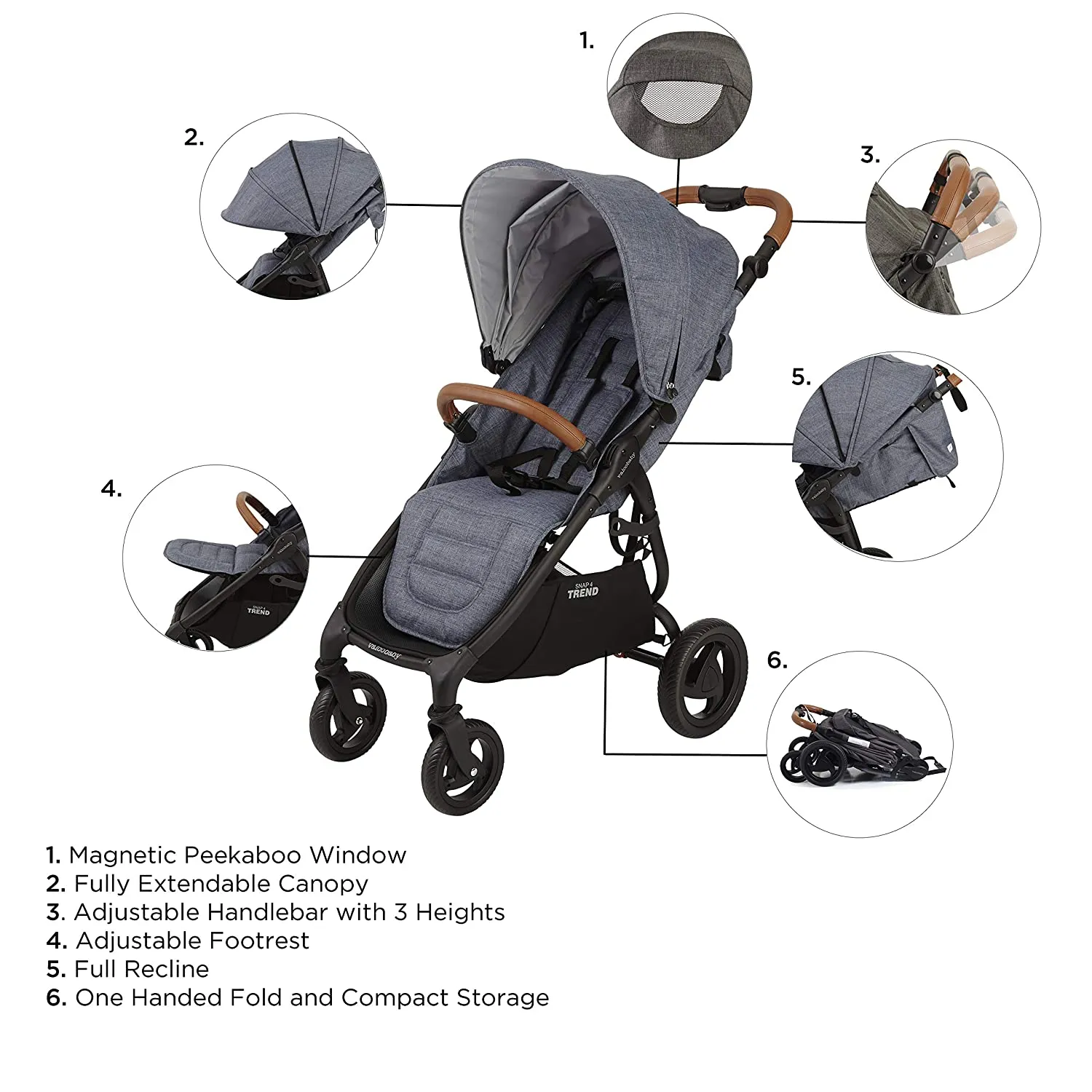 Valco Baby Trend 4 Full-Size Stroller